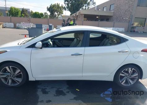 2014 Hyundai Elantra Limited из США, поврежденный, VIN 5NPDH4AE6EH528261
